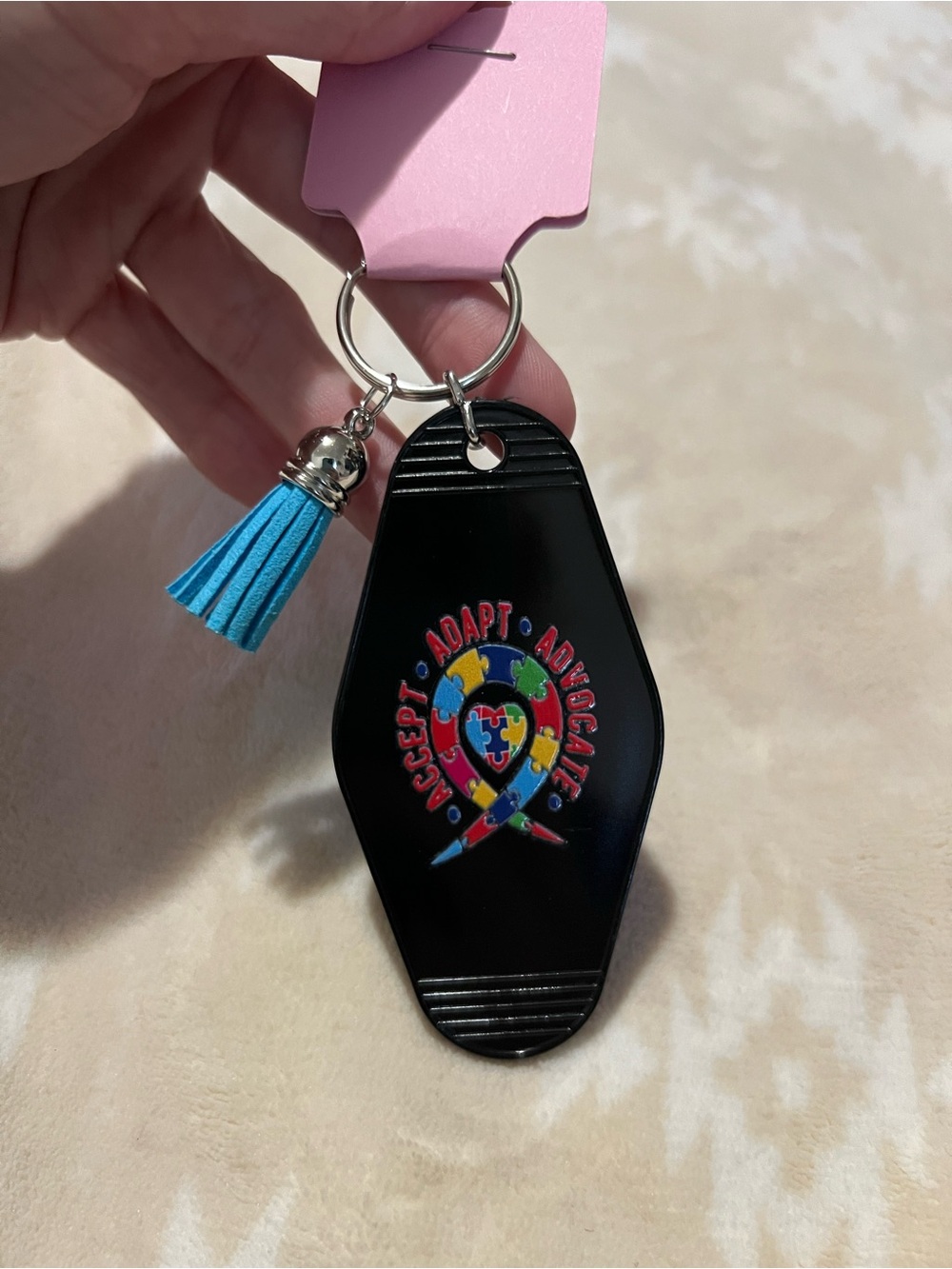 Autism Acceptance Keychain 🧩